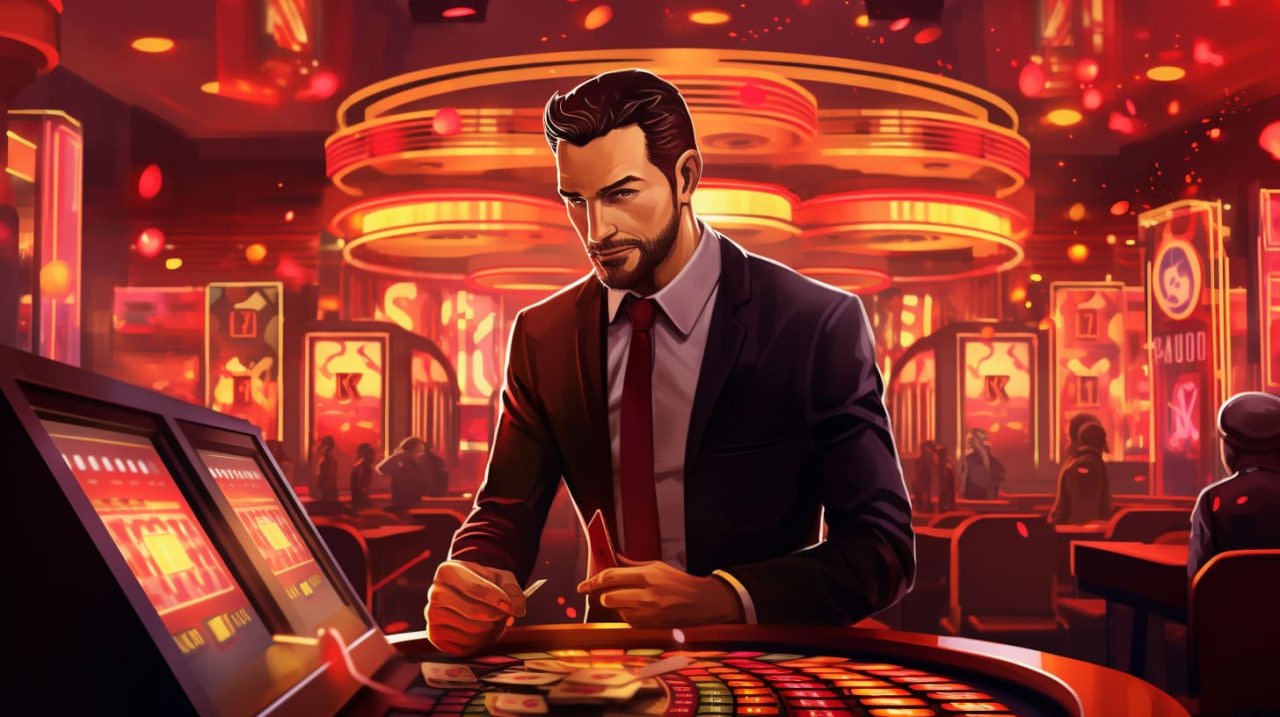 Ilustrasi digital keamanan dengan sistem enkripsi dan proteksi data